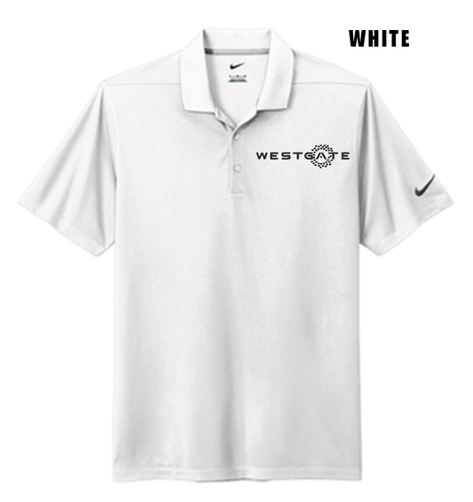 NIKE Dri-Fit WHITE Polo (Big & Tall)